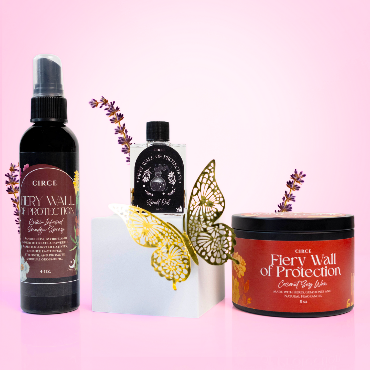 Fiery Wall of Protection | Spell Oil 1/2 oz