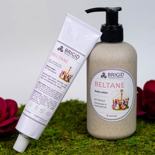Beltane Natural Body Lotion - Rose, Jasmine, Clary Sage, and Frankincense