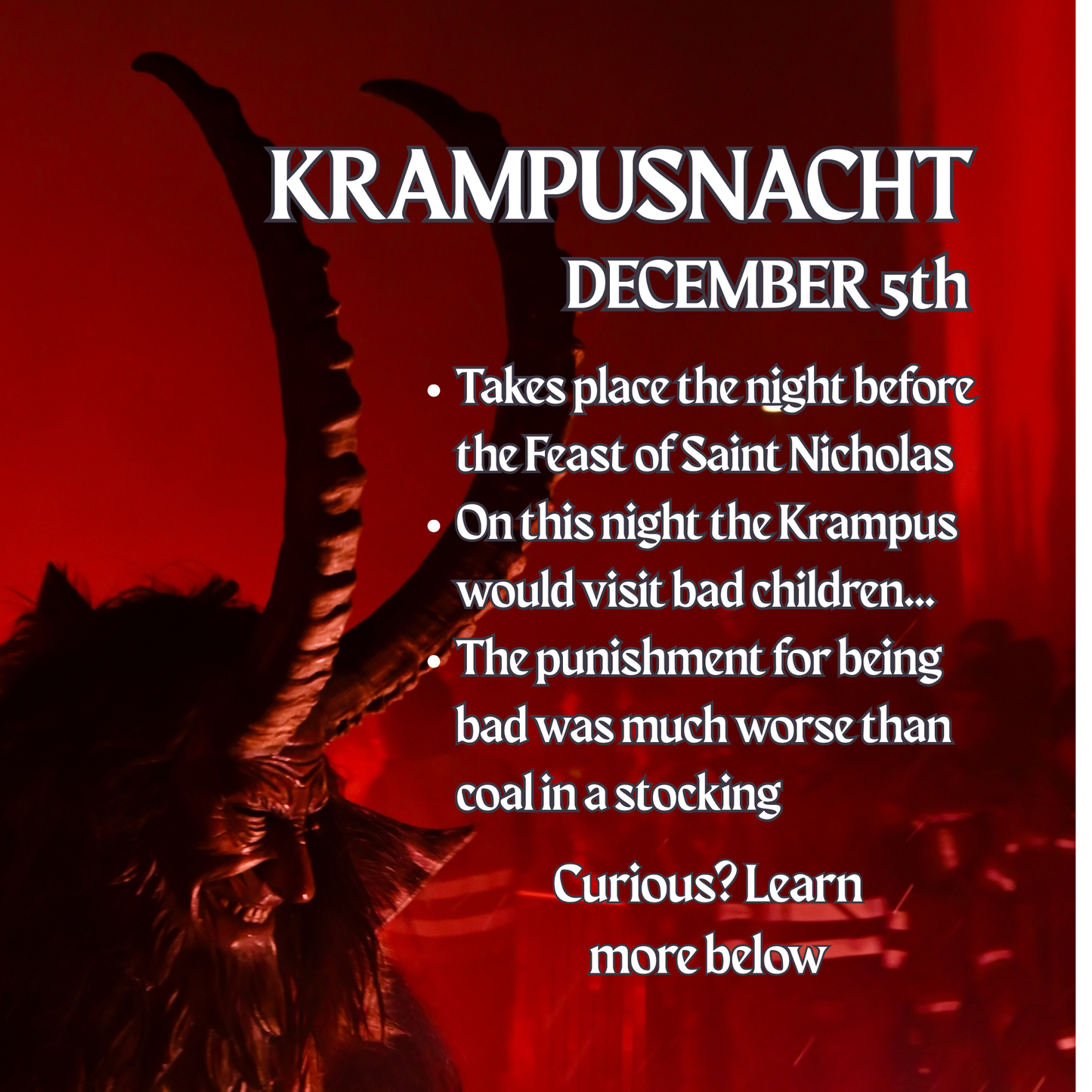Krampusnacht Soy Wax Candle - Merlot Wine, Autumn Spices, Citrus, Figs, and Bonfire Smoke