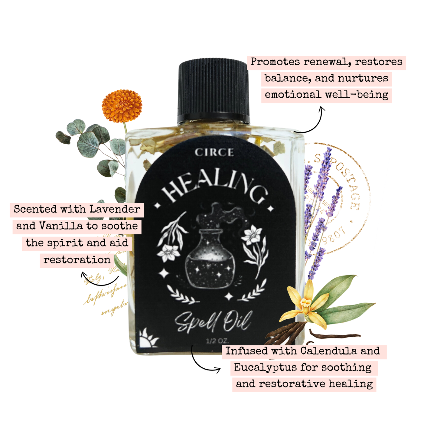 Healing | Spell Oil 1/2 oz