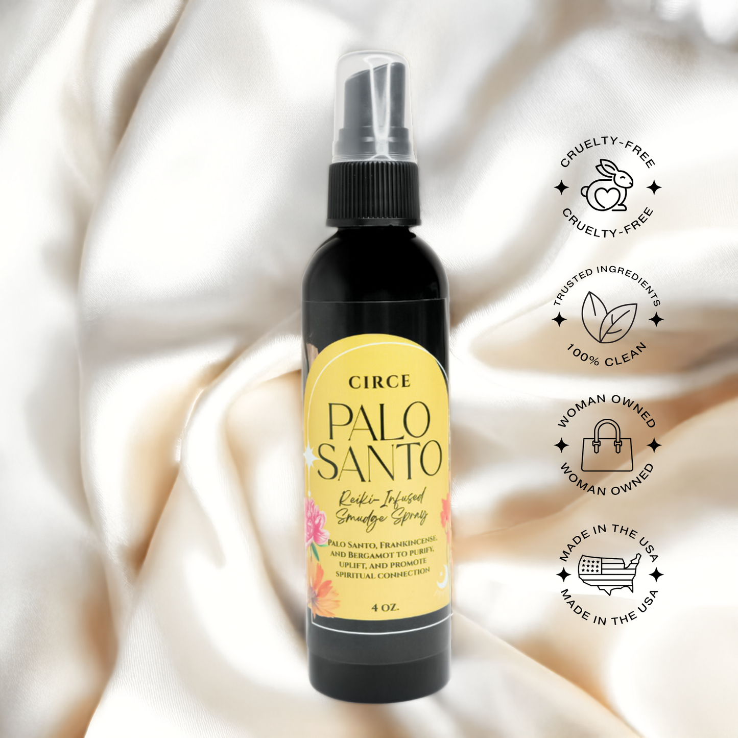 Palo Santo Smudge Spray 4 oz.