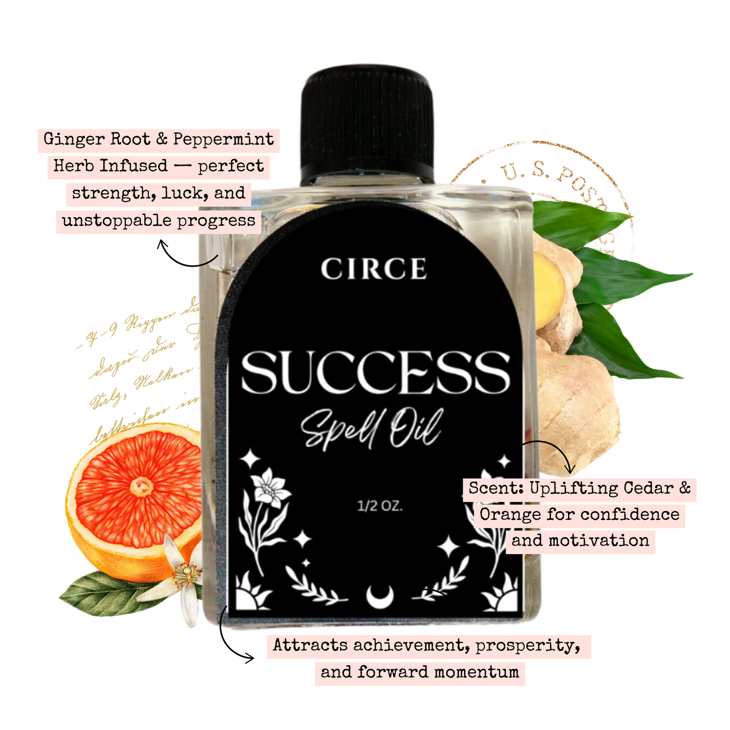 CIRCE Success Spell Oil 1/2 oz.