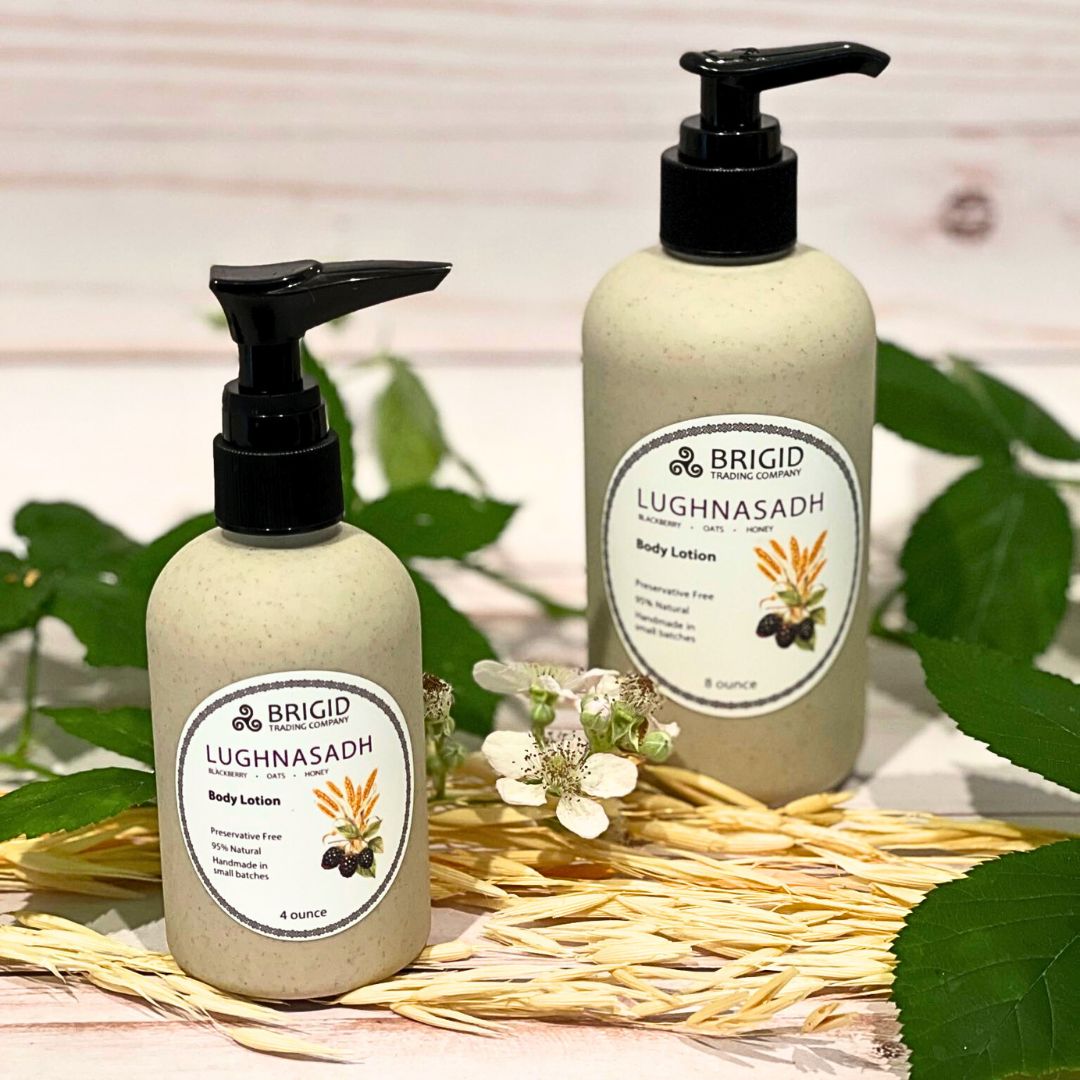 Lughnasadh Natural Body Lotion - Blackberry, Oats, and Honey