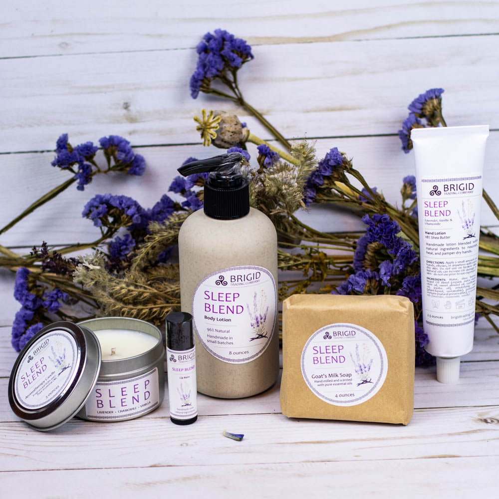 Sleep Blend Natural Lip Balm - Lavender, Chamomile, and Vanilla