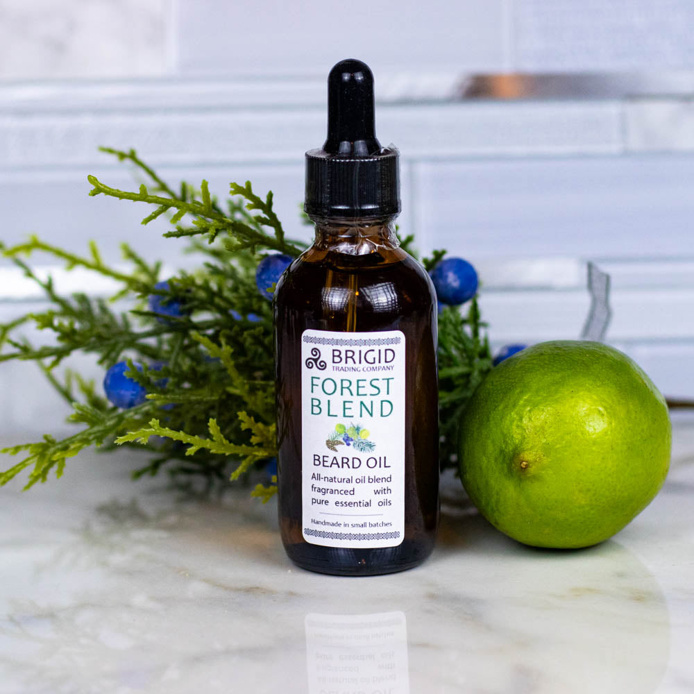 Forest Blend Natural Beard Oil - Juniper, Pine, Balsam, Cedar, and Lime
