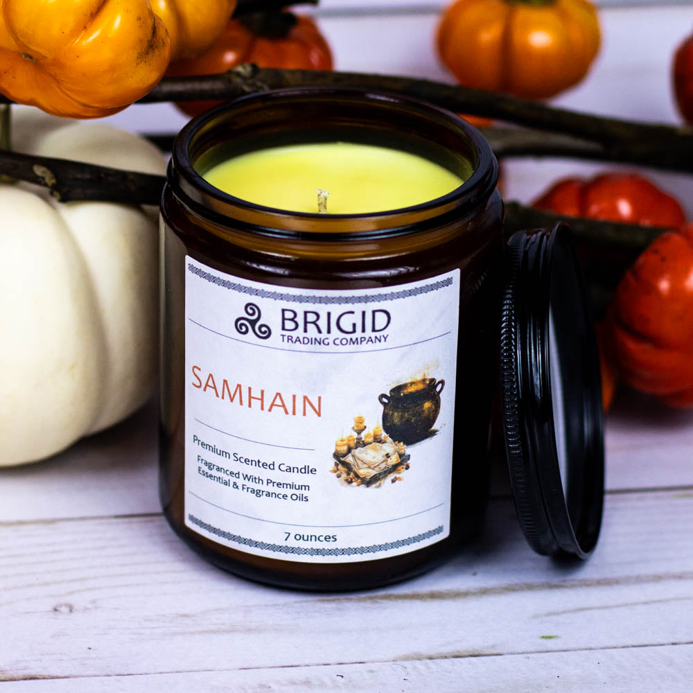 Samhain Soy Wax Candle - Merlot, Dragon's Blood, and Smoked Patchouli