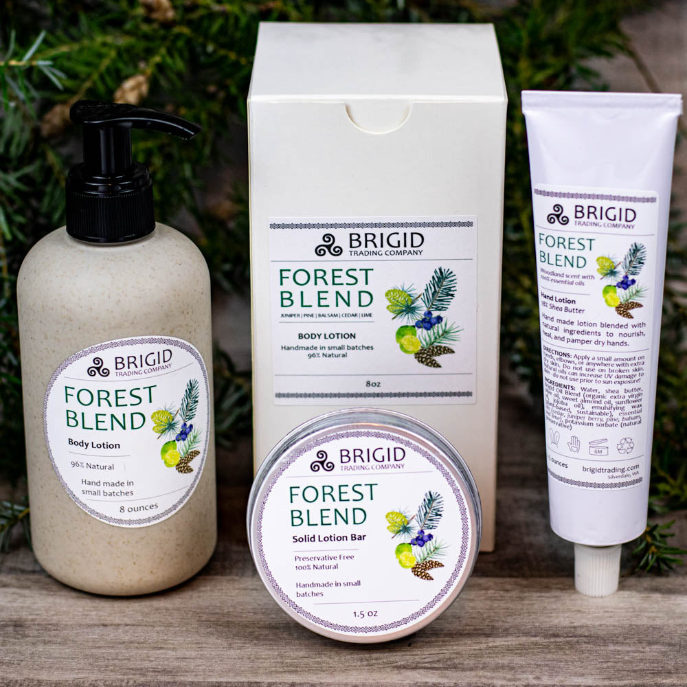Forest Blend Natural Body Lotion - Juniper, Pine, Balsam, Cedar, and Lime