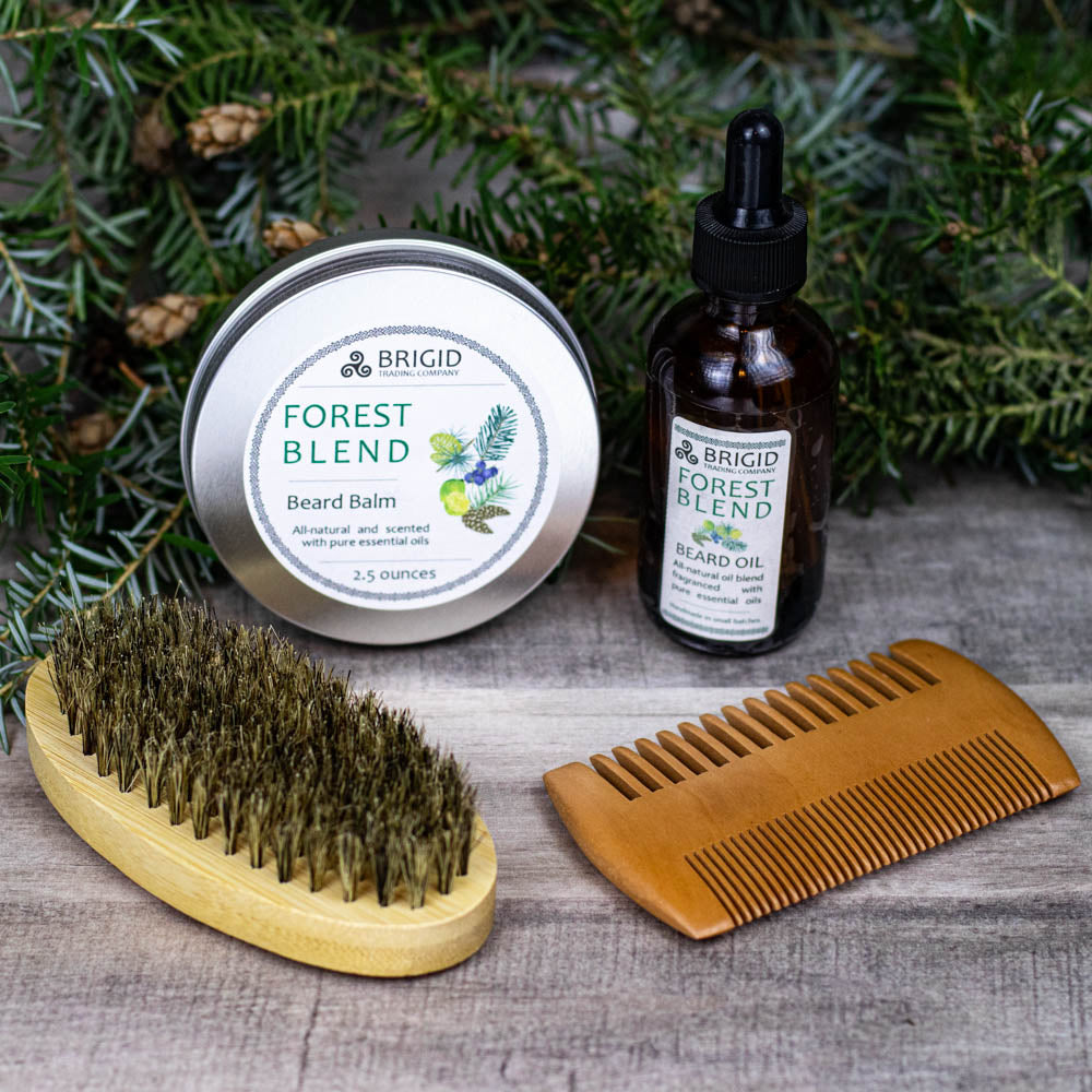 Forest Blend Natural Beard Oil - Juniper, Pine, Balsam, Cedar, and Lime