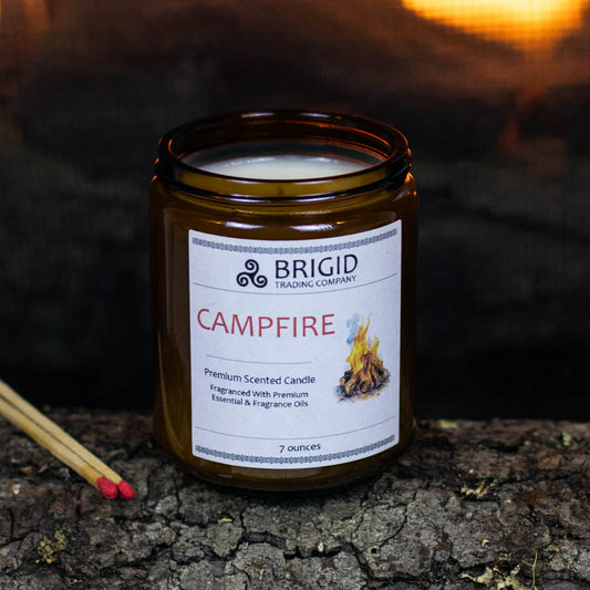 Campfire Soy Wax Candle - Mesquite, Cedarwood, and Campfire Smoke