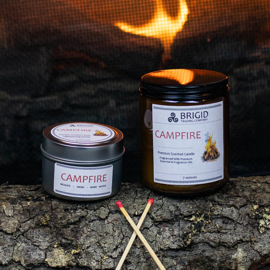 Campfire Soy Wax Candle - Mesquite, Cedarwood, and Campfire Smoke