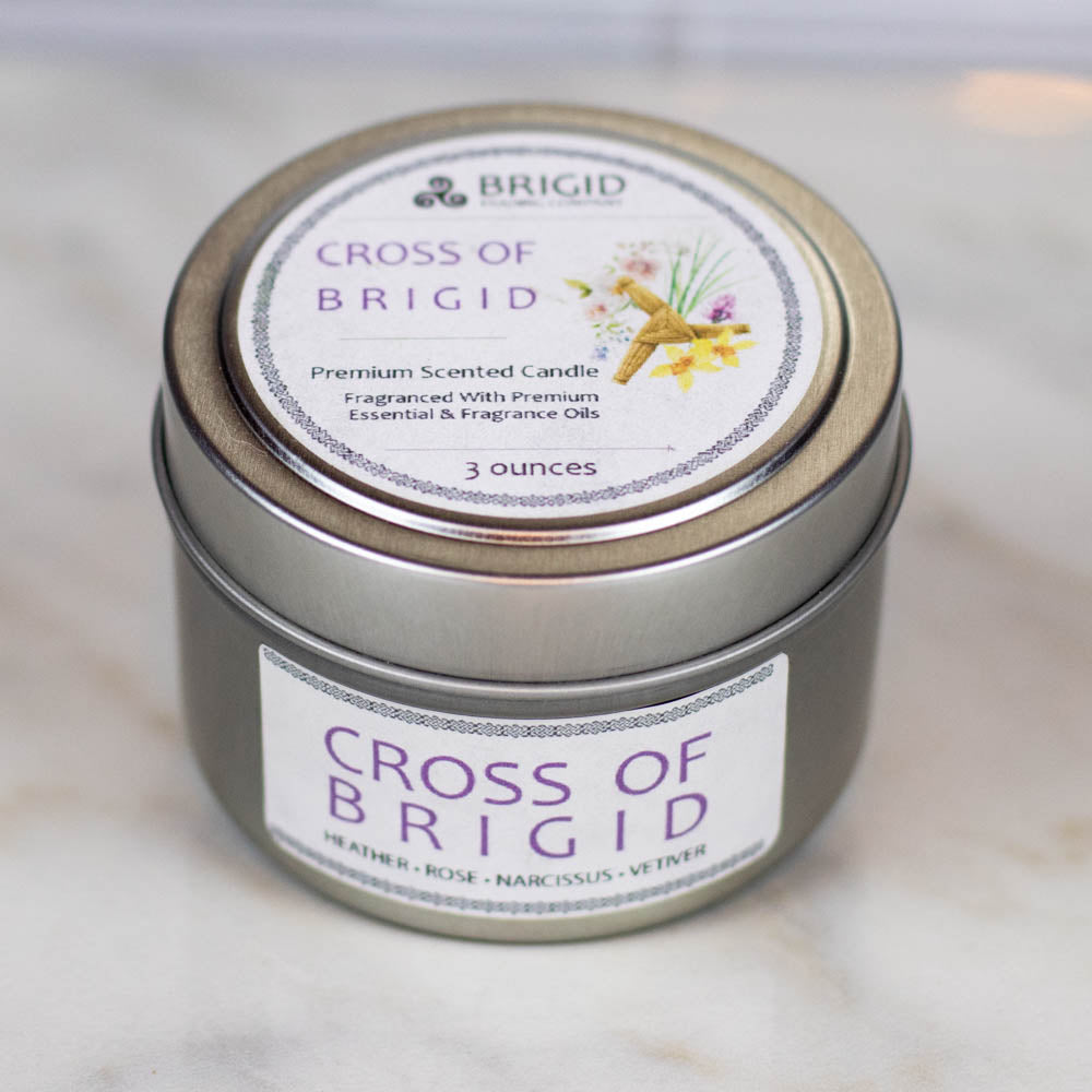 Imbolc Soy Wax Candle - Heather, Rose, Narcissus & Vetiver