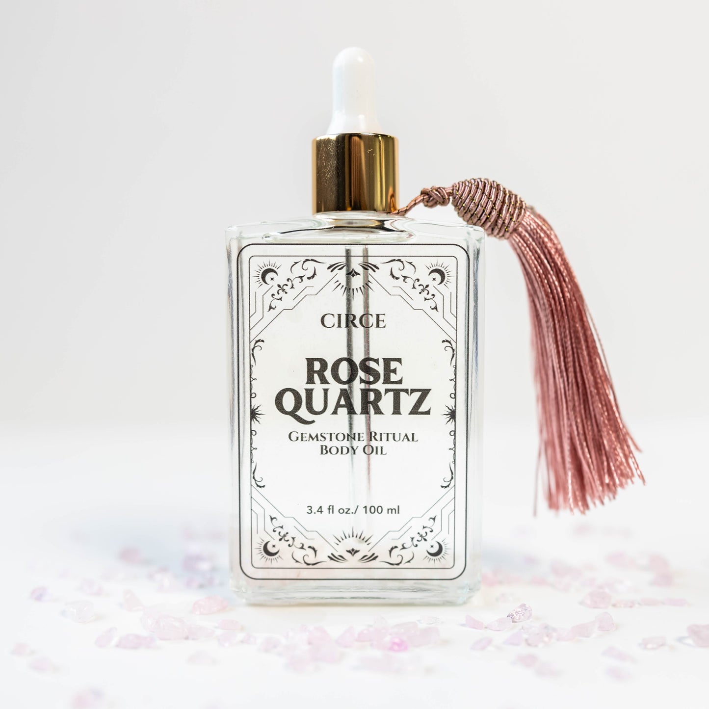 Rose Quartz Body Oil – Crystal Self-Love & Glow | 3.4 oz