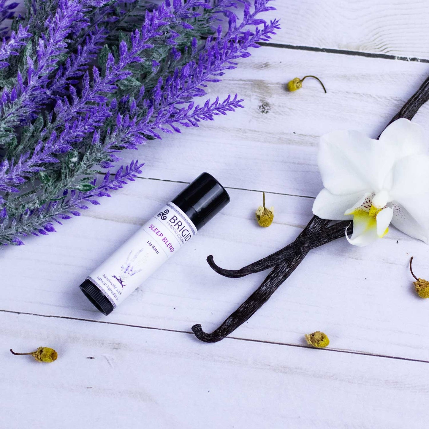 Sleep Blend Natural Lip Balm - Lavender, Chamomile, and Vanilla