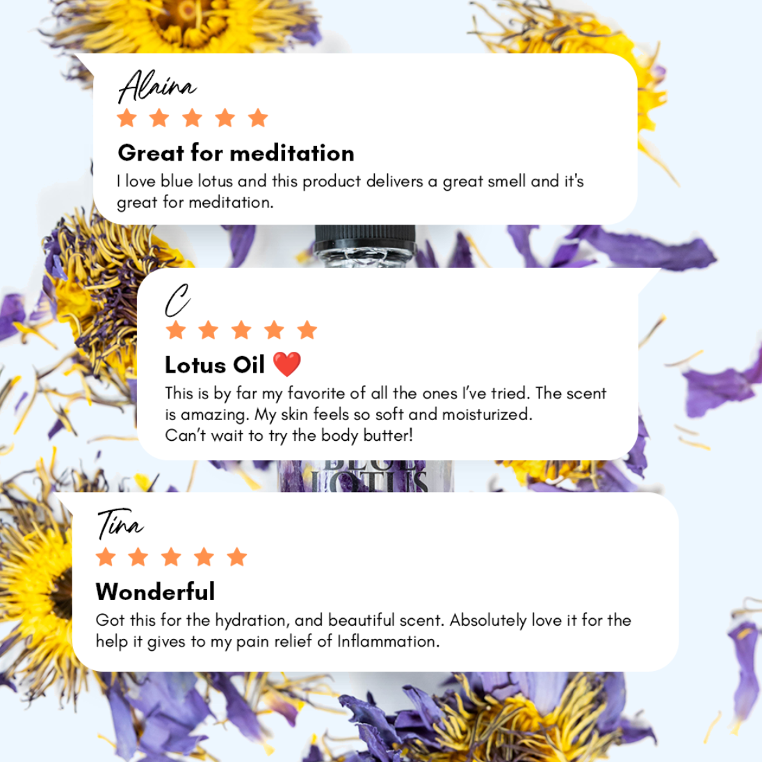 Blue Lotus Ritual Body Oil - Hair, Face, Nail and Body Oil